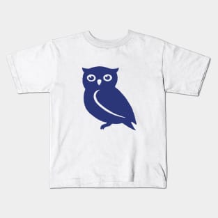 Cute Minimalistic Owl Cut-Out Art Kids T-Shirt